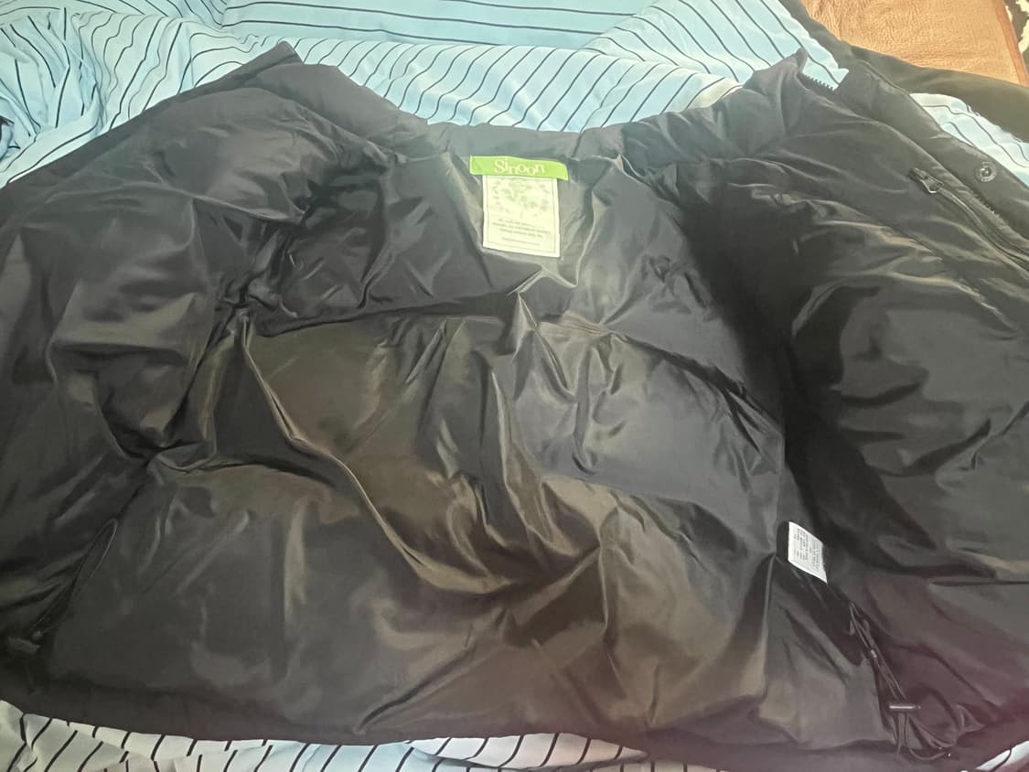 시눈 Sinoon 패딩 점퍼 블랙 상품이미지3