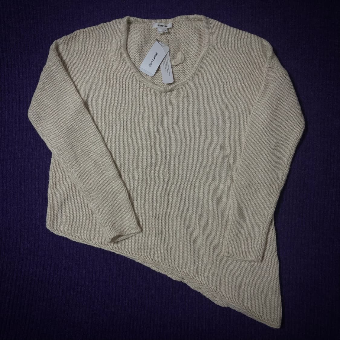HELMUT LANG Asymmetric Knit Sweater  상품이미지1