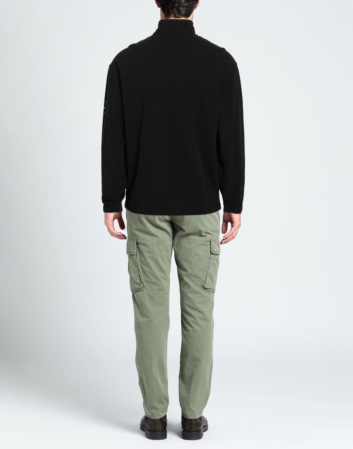 헬무트랭 HELMUTLANG 와플 니트하프집업 블랙 L 상품이미지7