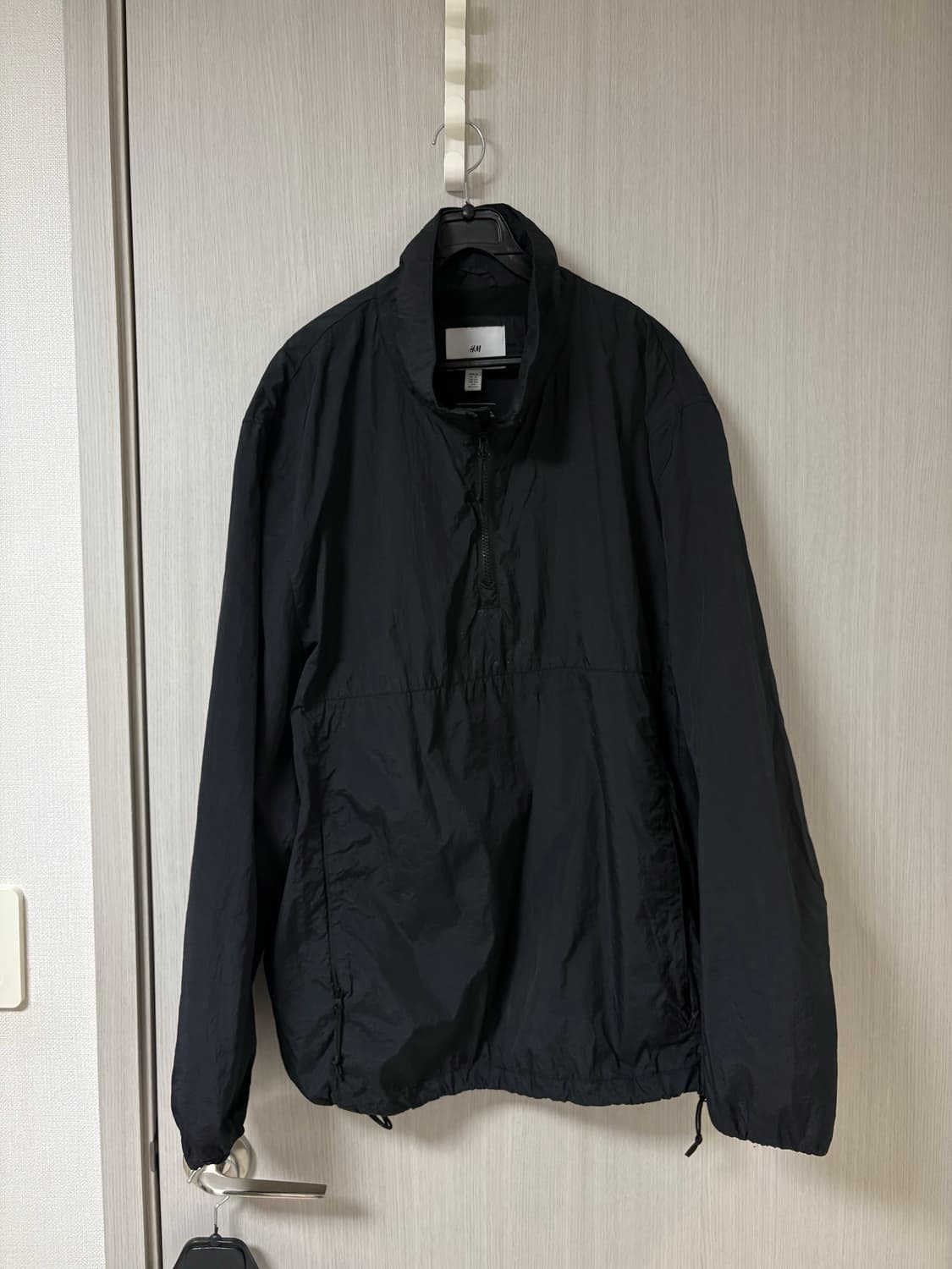 H&M 블랙 바람막이 아노락 XL (105-110) 상품이미지1