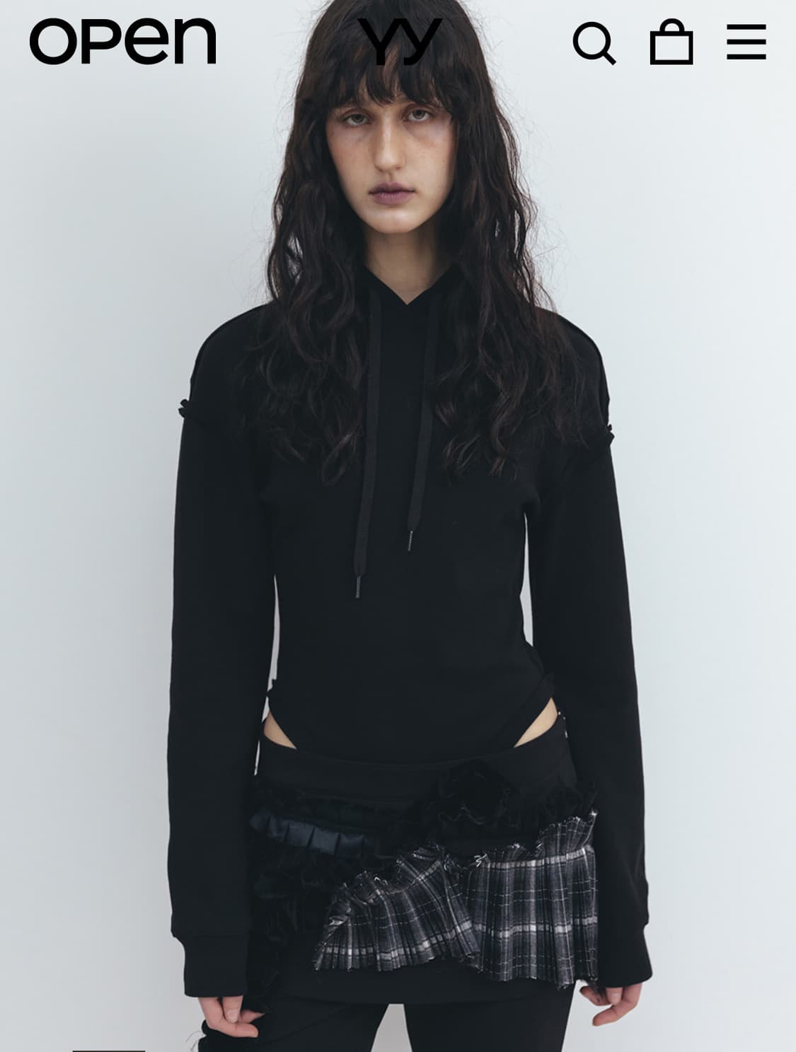 Open yy bodysuit black 상품이미지3