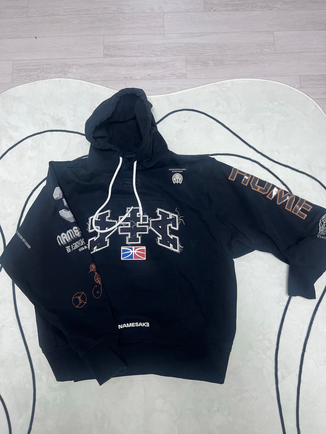NAMESAKE BLACK SAVA HOODIE L SIZE 상품이미지3