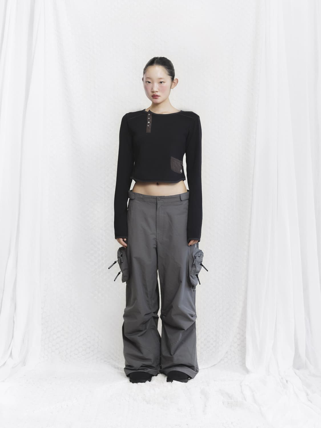 Coyseio suu Circle pocket pants grey 상품이미지5