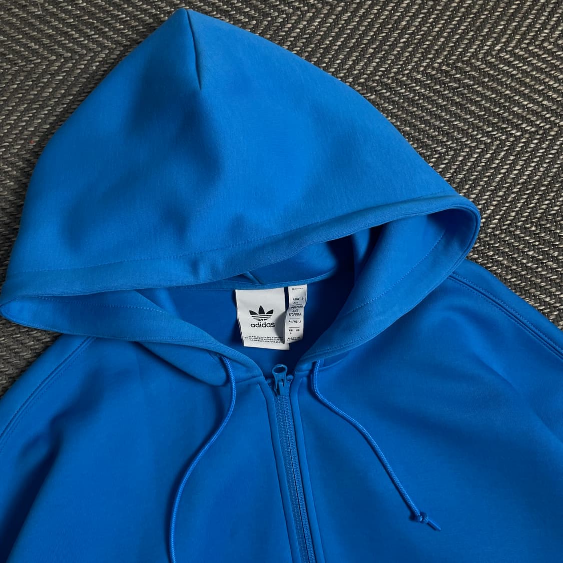 아디다스 뉴클래식 삼선 박시핏 후드 집업 블루 y 4774 상품이미지5