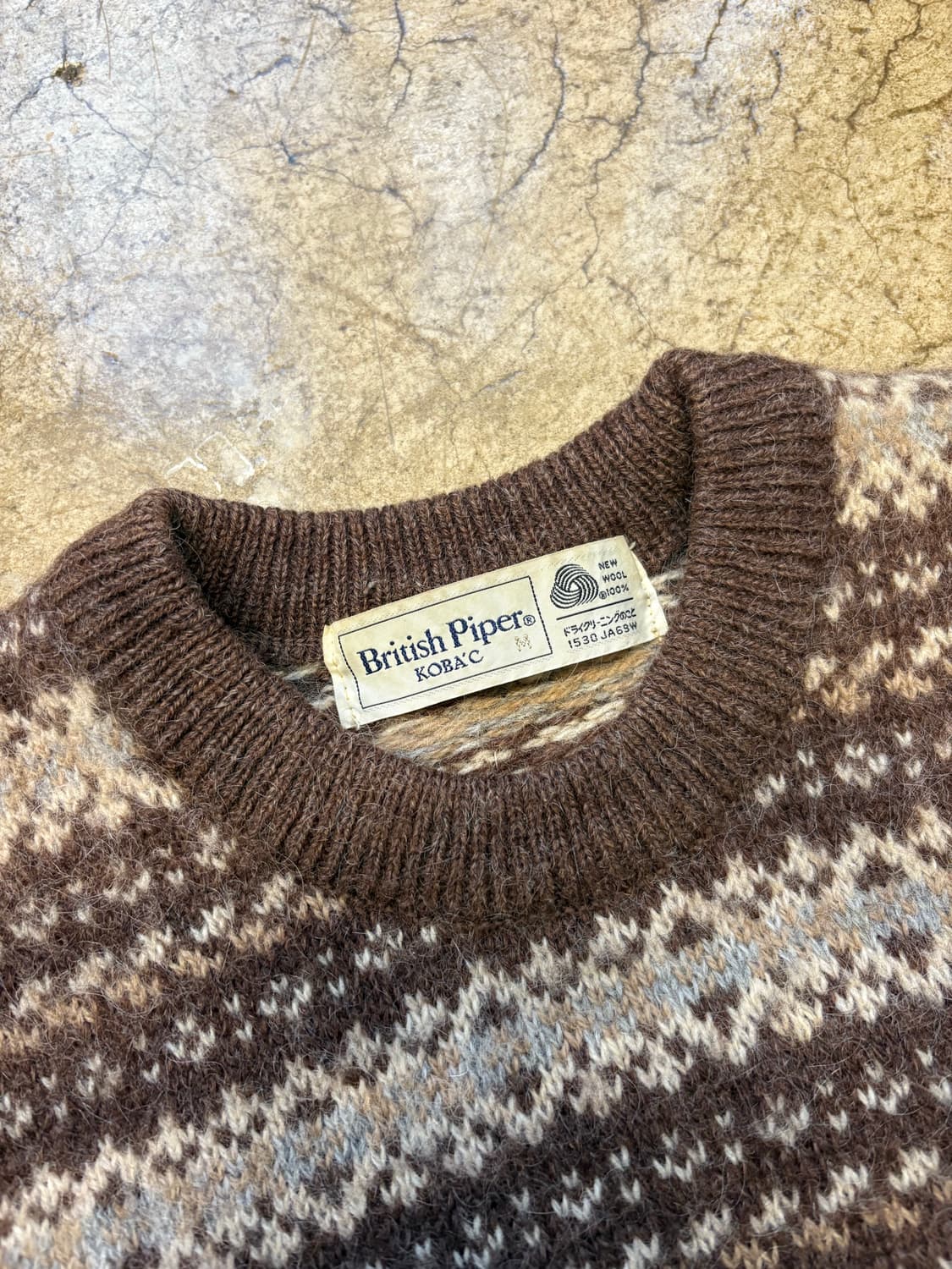 British Piper Wool 페어아일 스웨터 상품이미지3