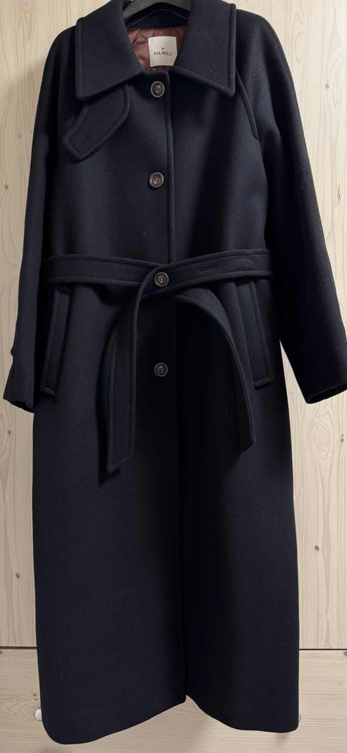아바몰리 캐시미어 울 싱글 코트 상품이미지1