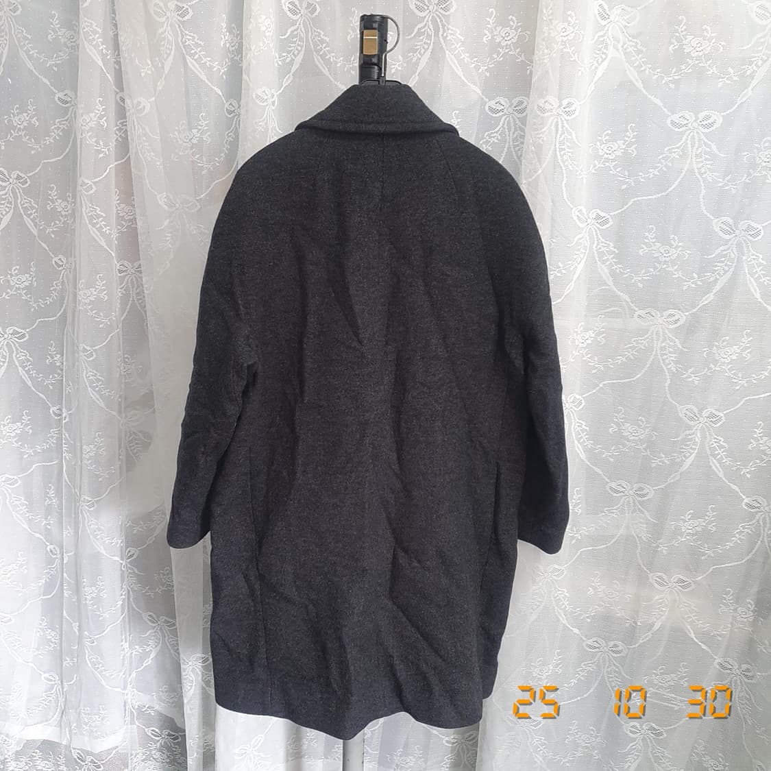 럭키슈에뜨 모직코트 36(차콜) 상품이미지2