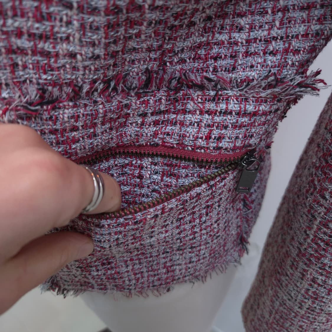 BANANA REPUBLIC  트위드 프린지 자켓 상품이미지7