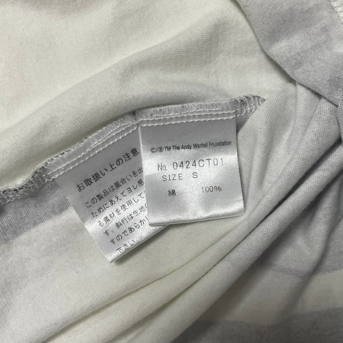 히스테릭 글래머 앤디워홀 스컬 티셔츠 상품이미지5