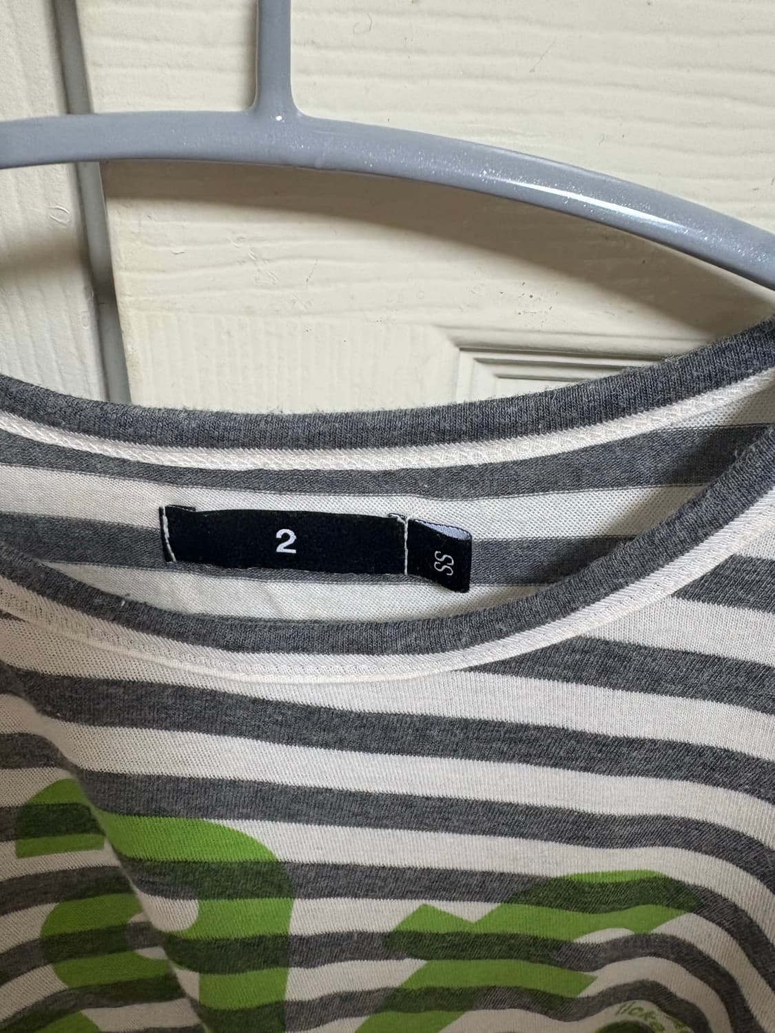사파리스팟 1/2 stripe border tee(gray) 상품이미지5