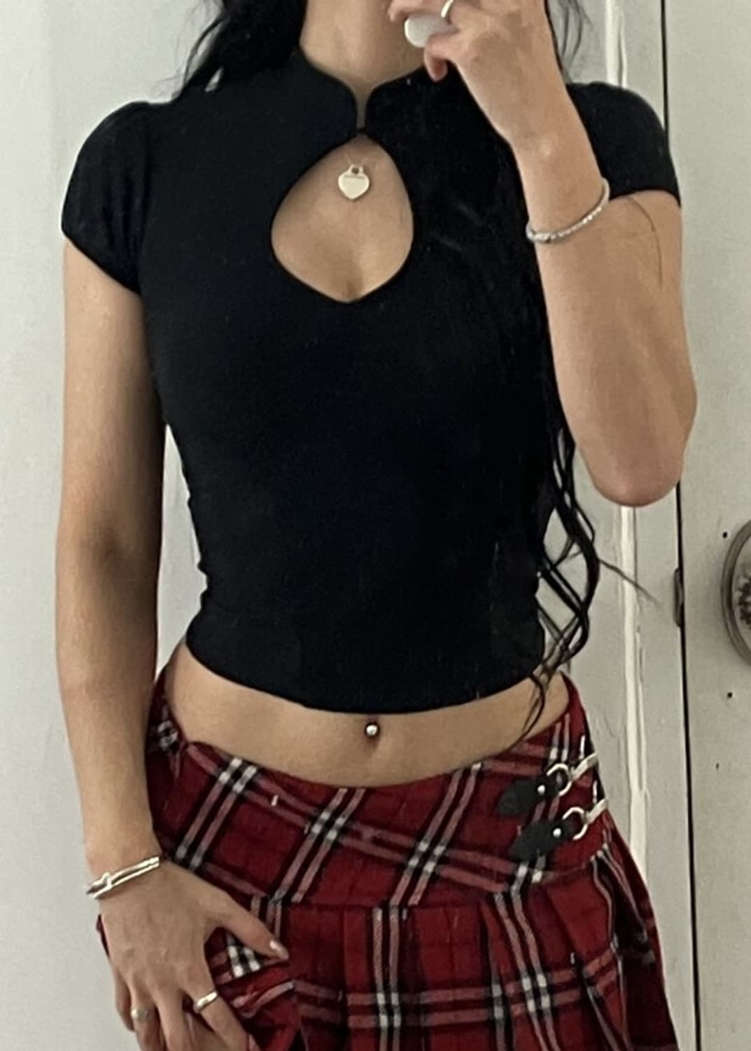 Keyhole Charm Top 상품이미지4