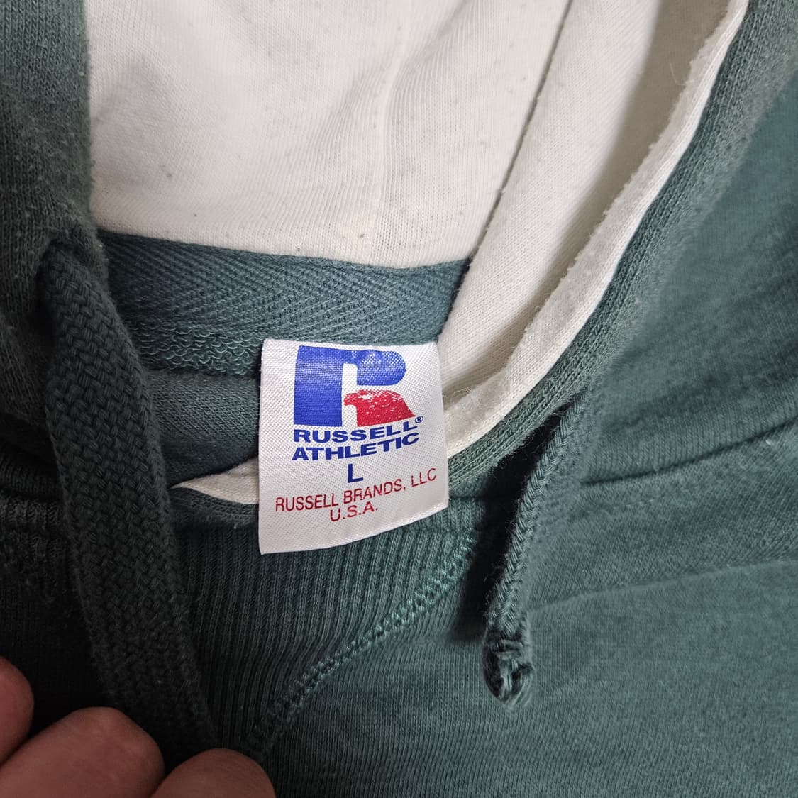 러셀 애슬레틱 빈티지 후드티 L 사이즈 상품이미지3
