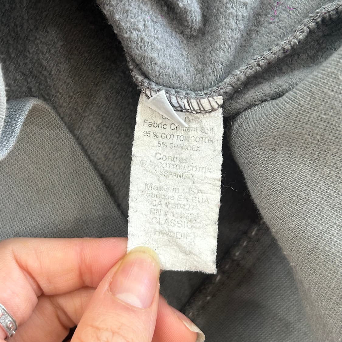 True religion 트루릴리젼 스티치 그레이 후드집업  상품이미지7