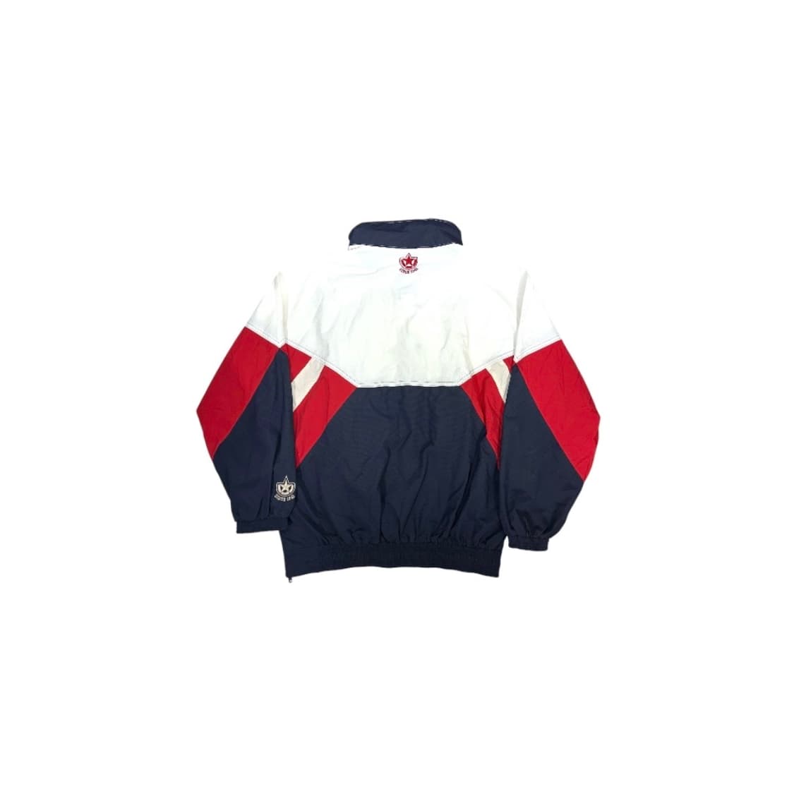 지프 화이트 네이비 올드스쿨 바람막이 트랙 아노락 자켓 F 상품이미지5