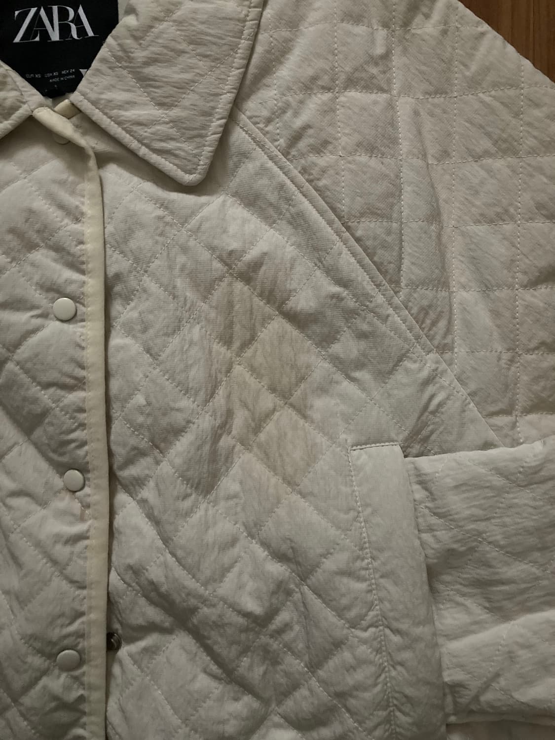 [XS] ZARA 자라 우먼 퀼팅 자켓  상품이미지5