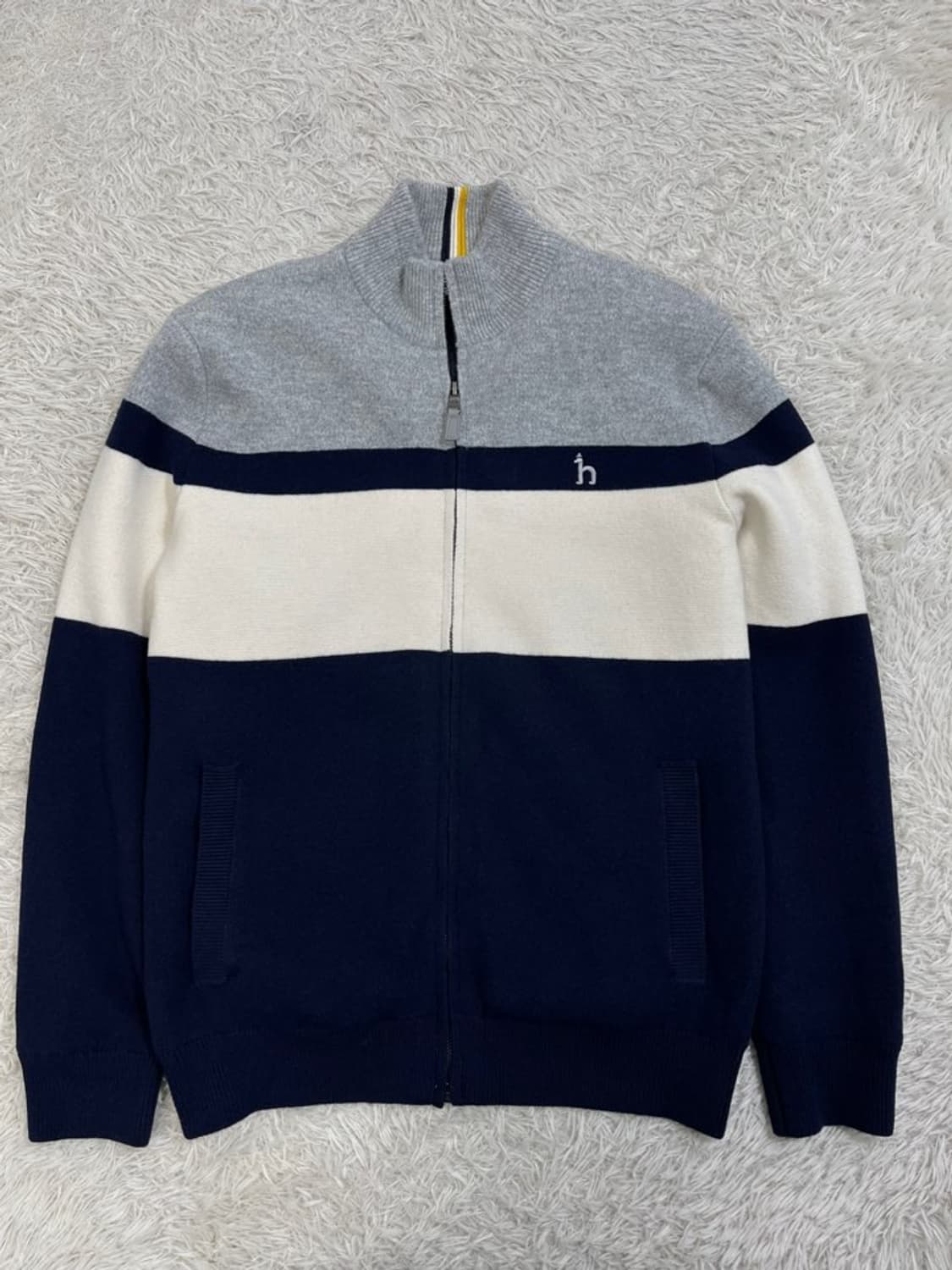 헤지스 니트 집업 가디건/#325 상품이미지1