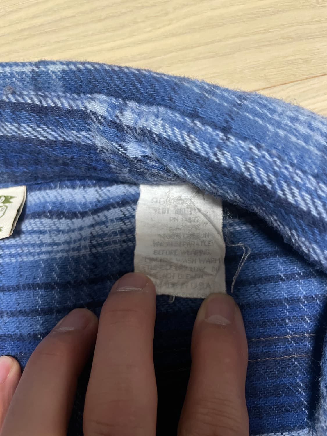 빈티지 파이브 브라더스 플란넬 셔츠 팝니다 체크 상품이미지2