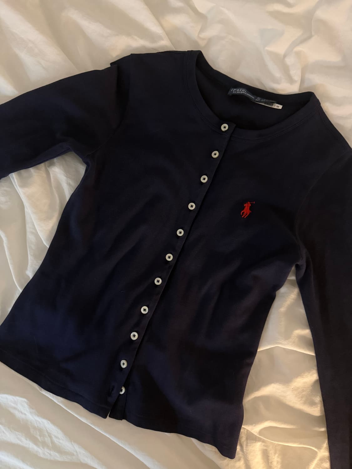 폴로 슬림핏 가디건 상품이미지1