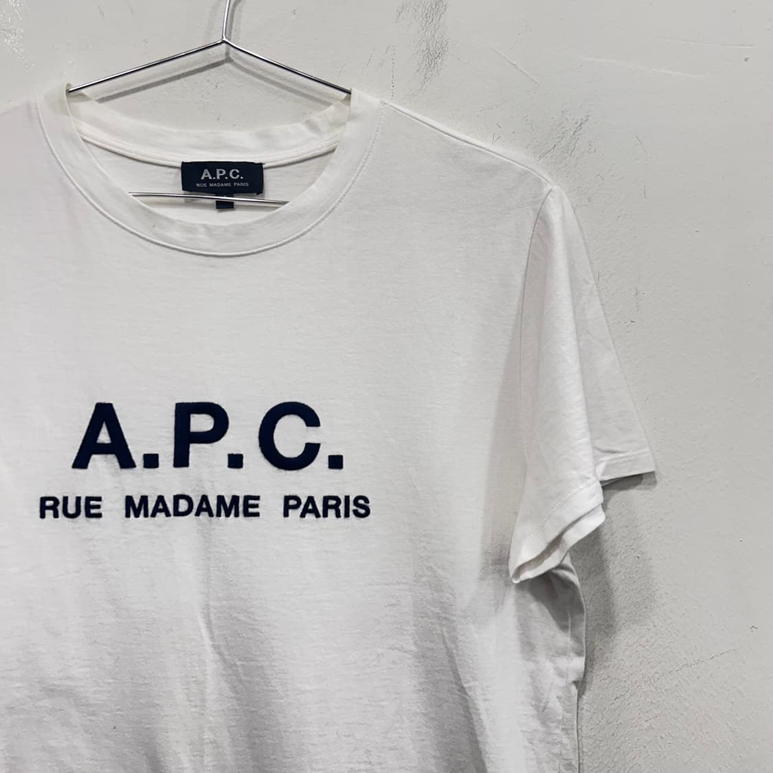 A.P.C 아페쎄 재팬 코튼 라운드 반팔티 상품이미지1