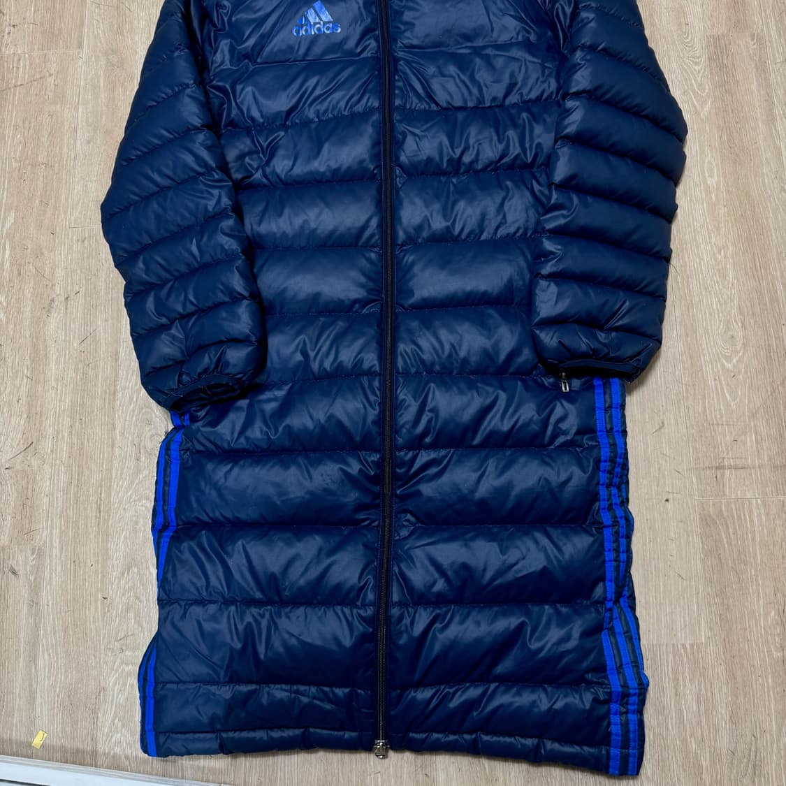아디다스 남성 덕다운 후드 경량 롱패딩 M/95  상품이미지2