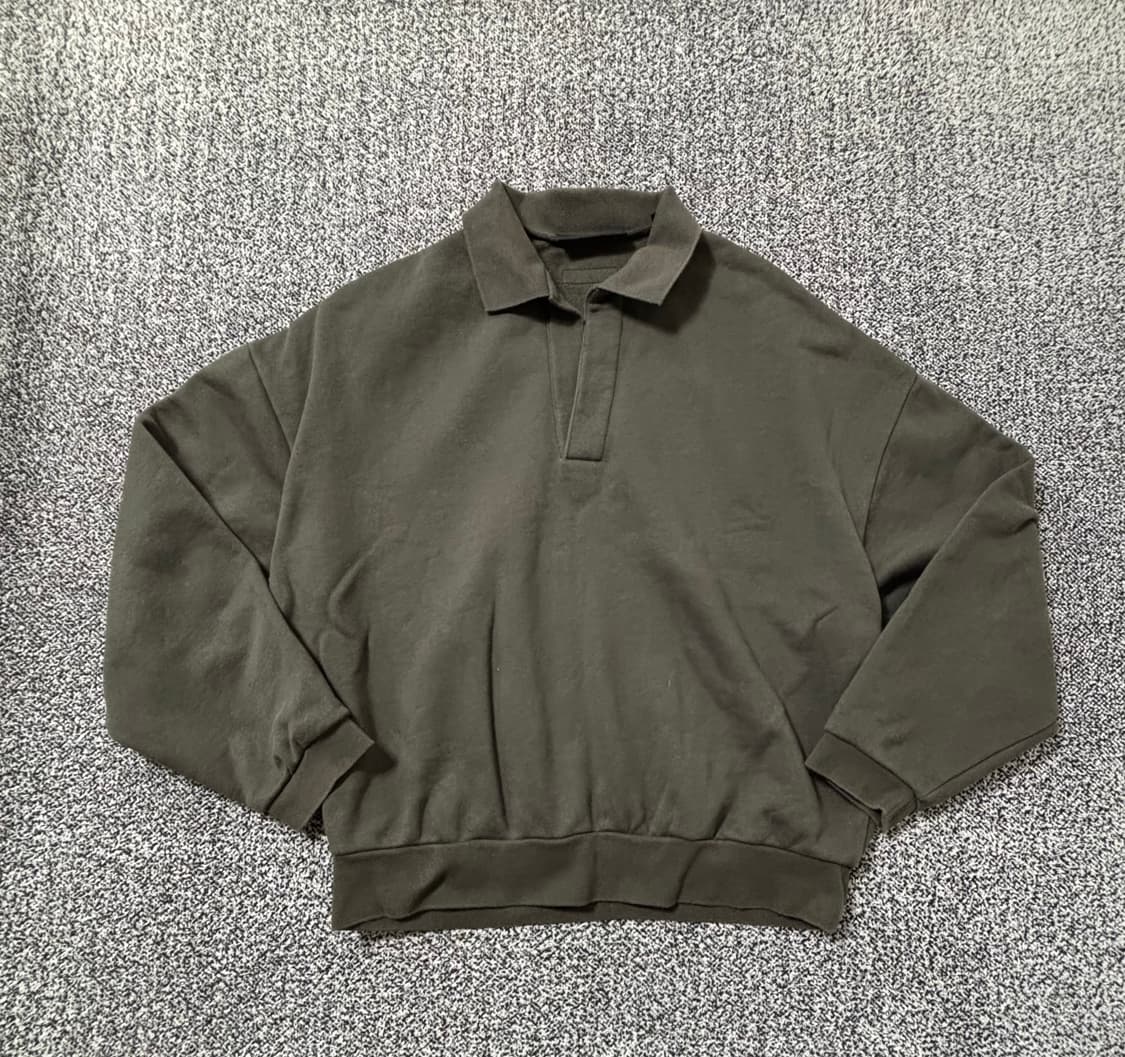 빈티지9. 피어오브갓 에센셜 맨투맨 스웻셔츠 카라 긴팔티 상품이미지1