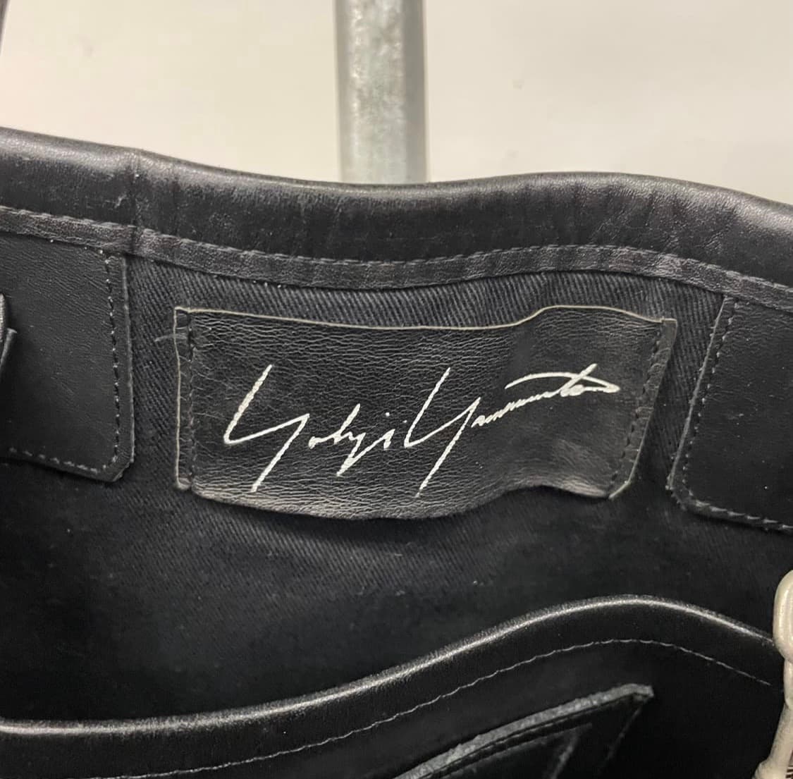 요지야마모토 가죽 토트백 상품이미지8