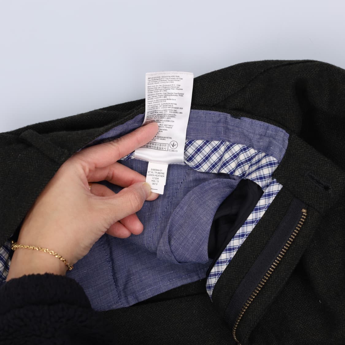 36X32 바나나리퍼블릭 동계슬랙스 0213H1 상품이미지5