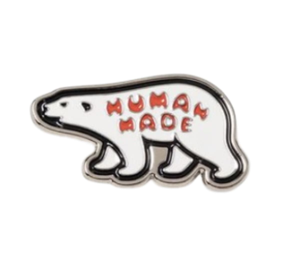 휴먼메이드 뱃지 애니멀 핀 #2 화이트 상품이미지1
