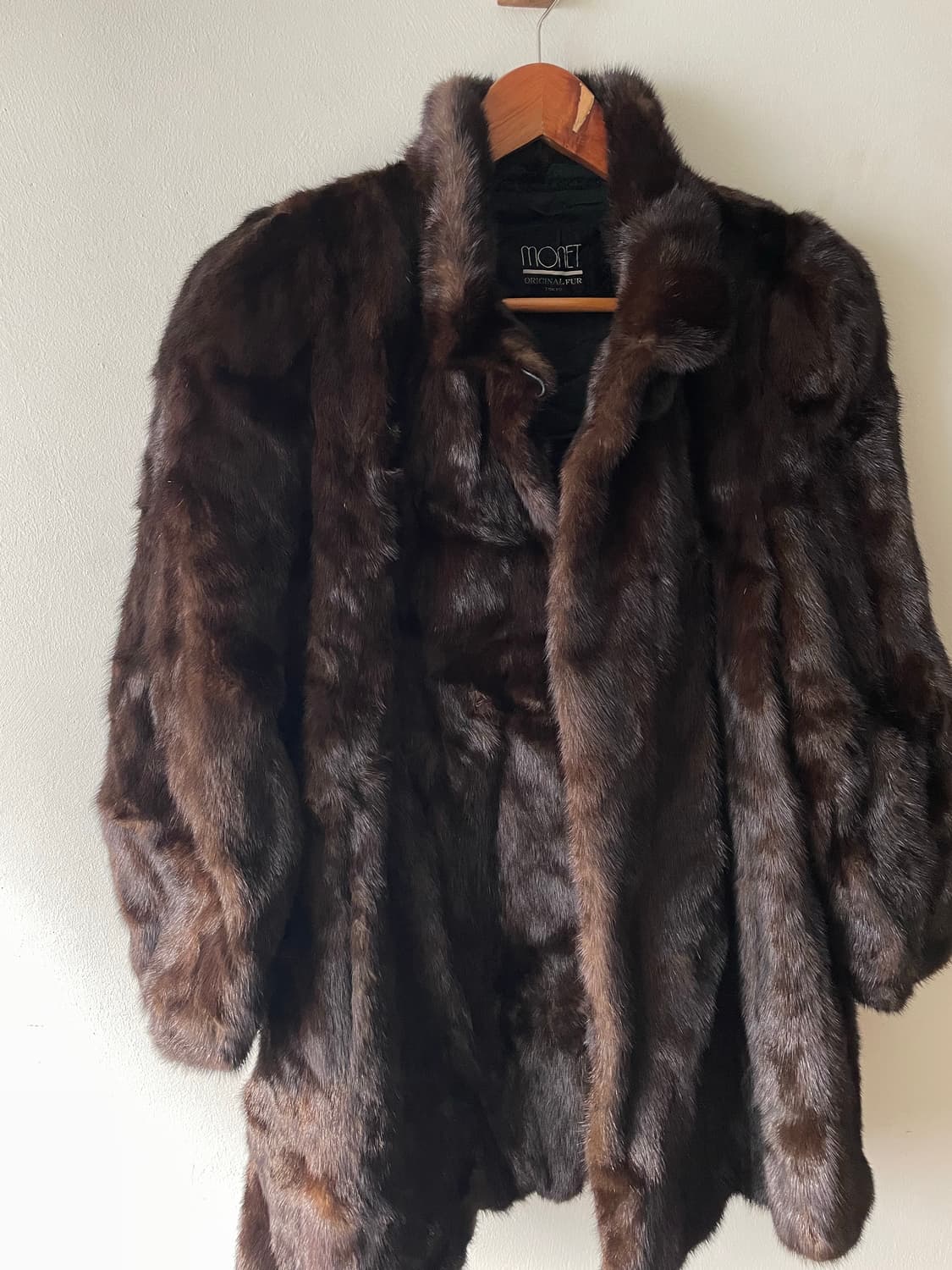 80-90's JPN Vintage Saga Mink Coat 상품이미지3