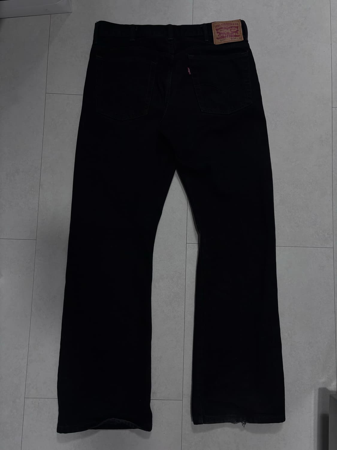 [34/32]리바이스 517 블랙진 상품이미지3