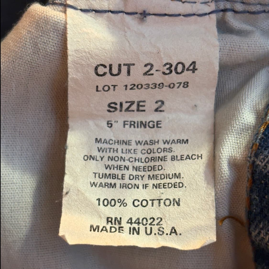90s Made in USA 빈티지 데님핫팬츠 여성 데님쇼츠 상품이미지6