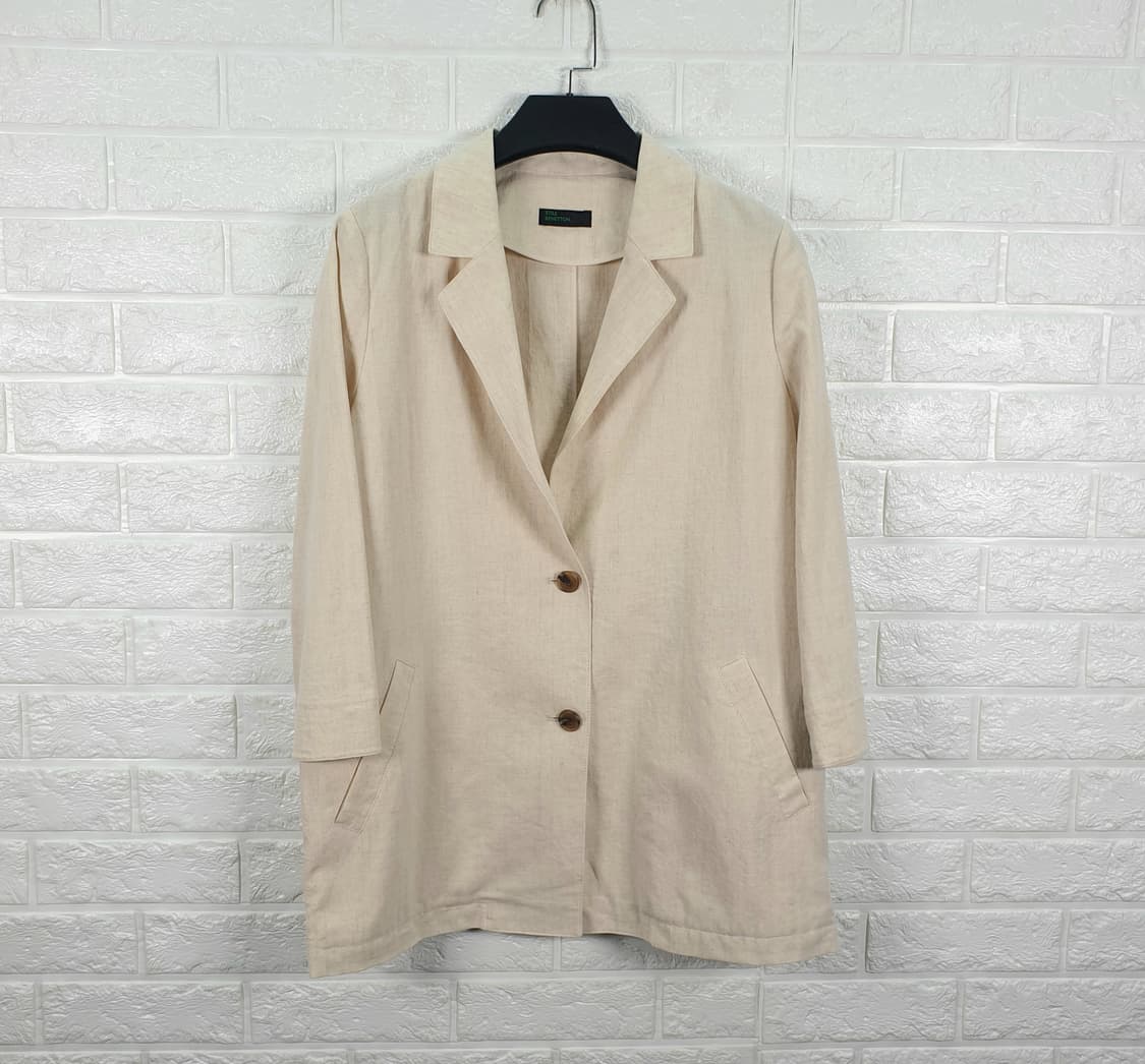 [90]베네통 린넨 자켓 상품이미지2