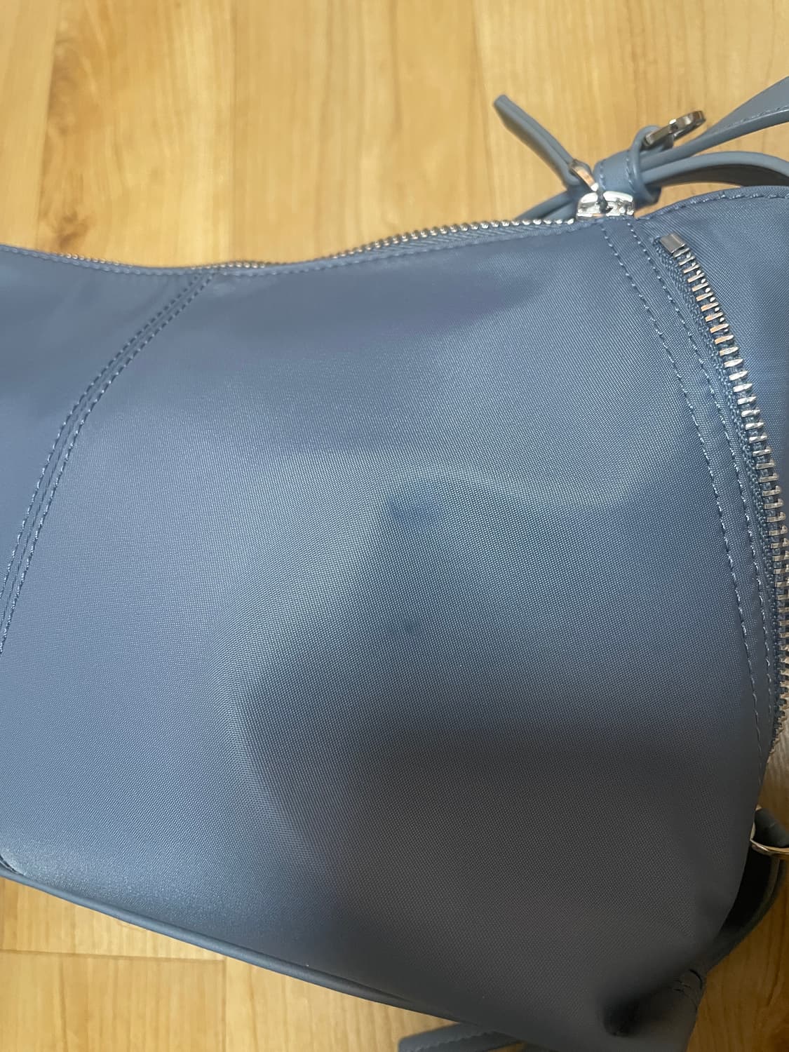 마뗑킴 투웨이 나일론 숄더백 블루 상품이미지7