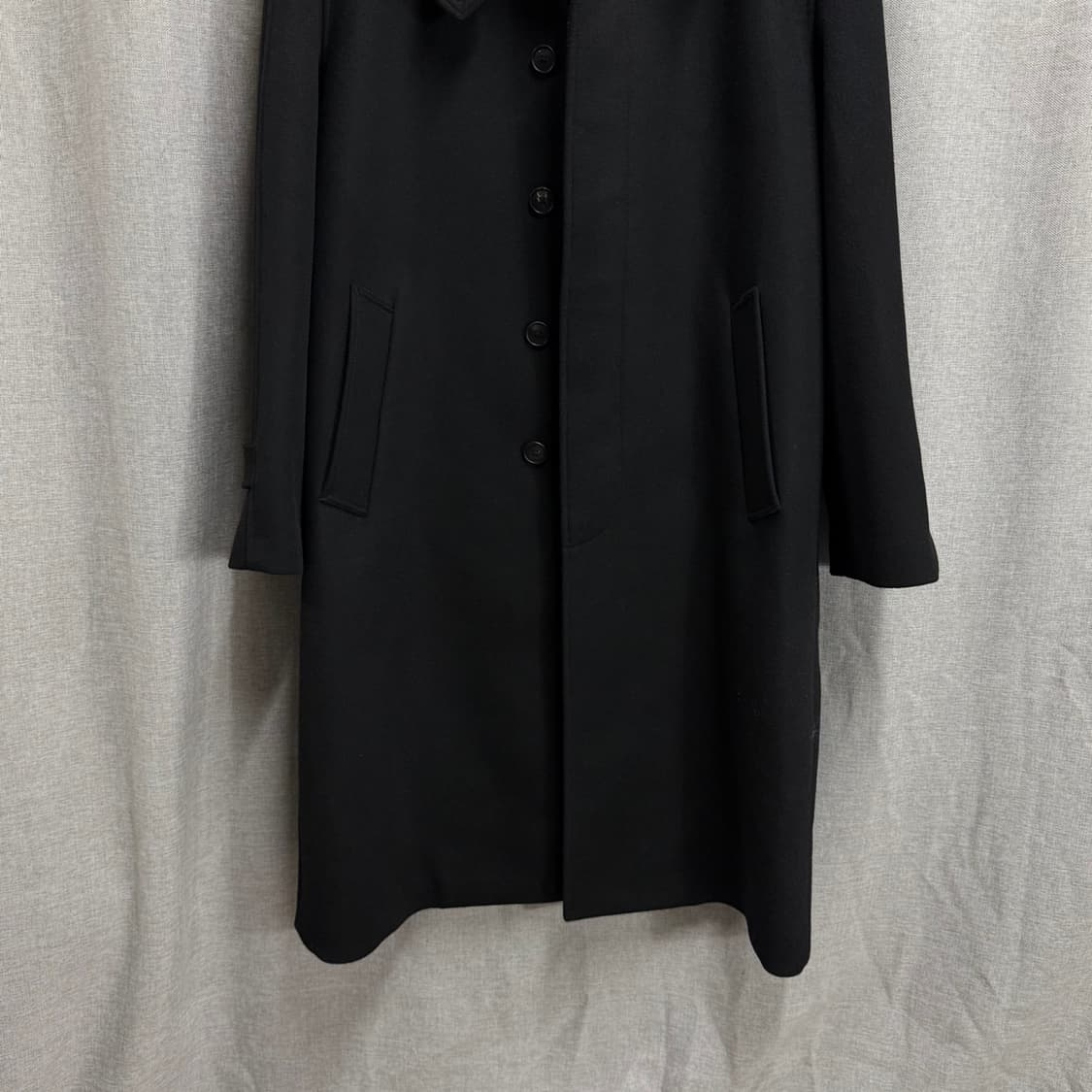 [XL] Non Blank 넌블랭크 울 캐시미어  발마칸 핸드메이드 코트 상품이미지3