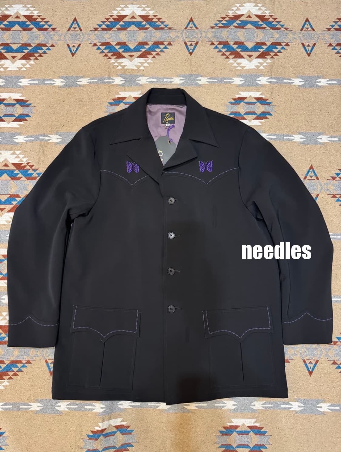 [M][100] 니들스 웨스턴 자켓 블랙 상품이미지1