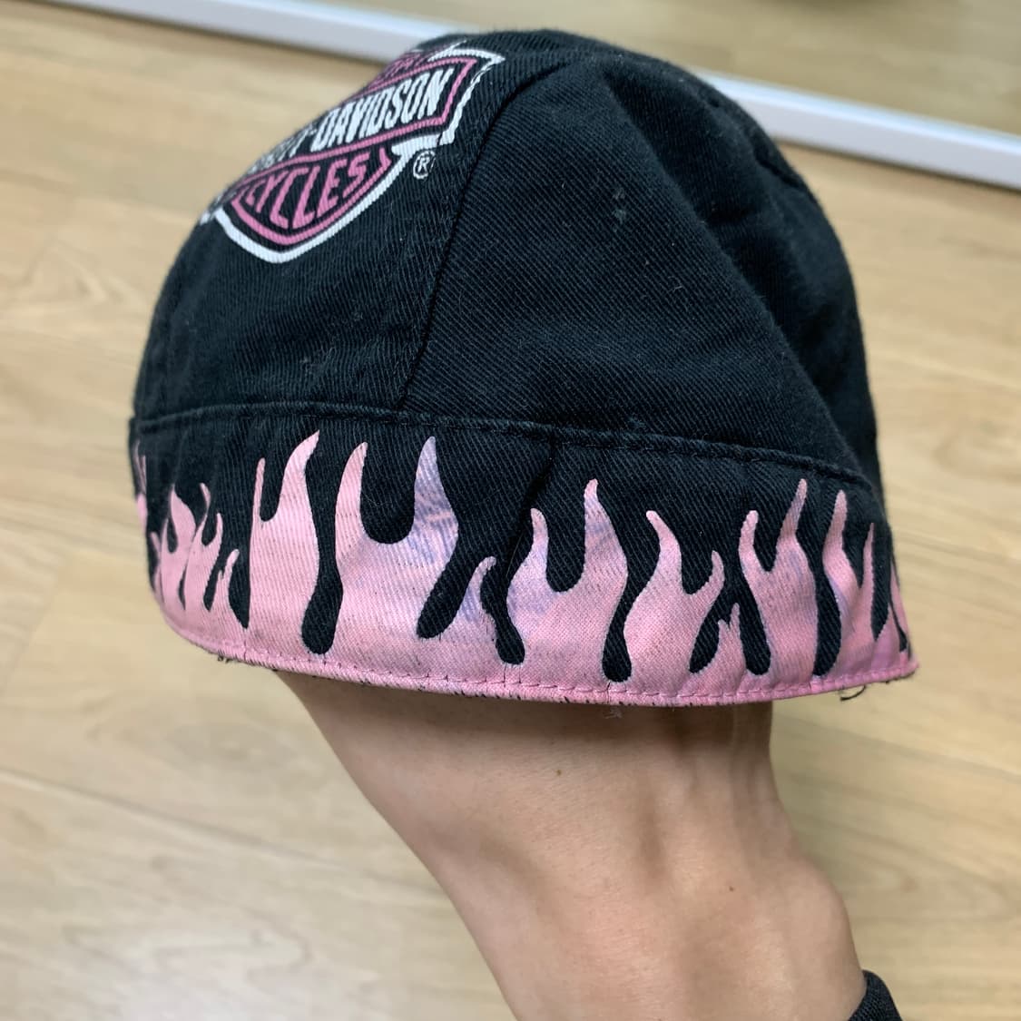 할리 데이비슨 핑크플레임 듀렉 두건 상품이미지6