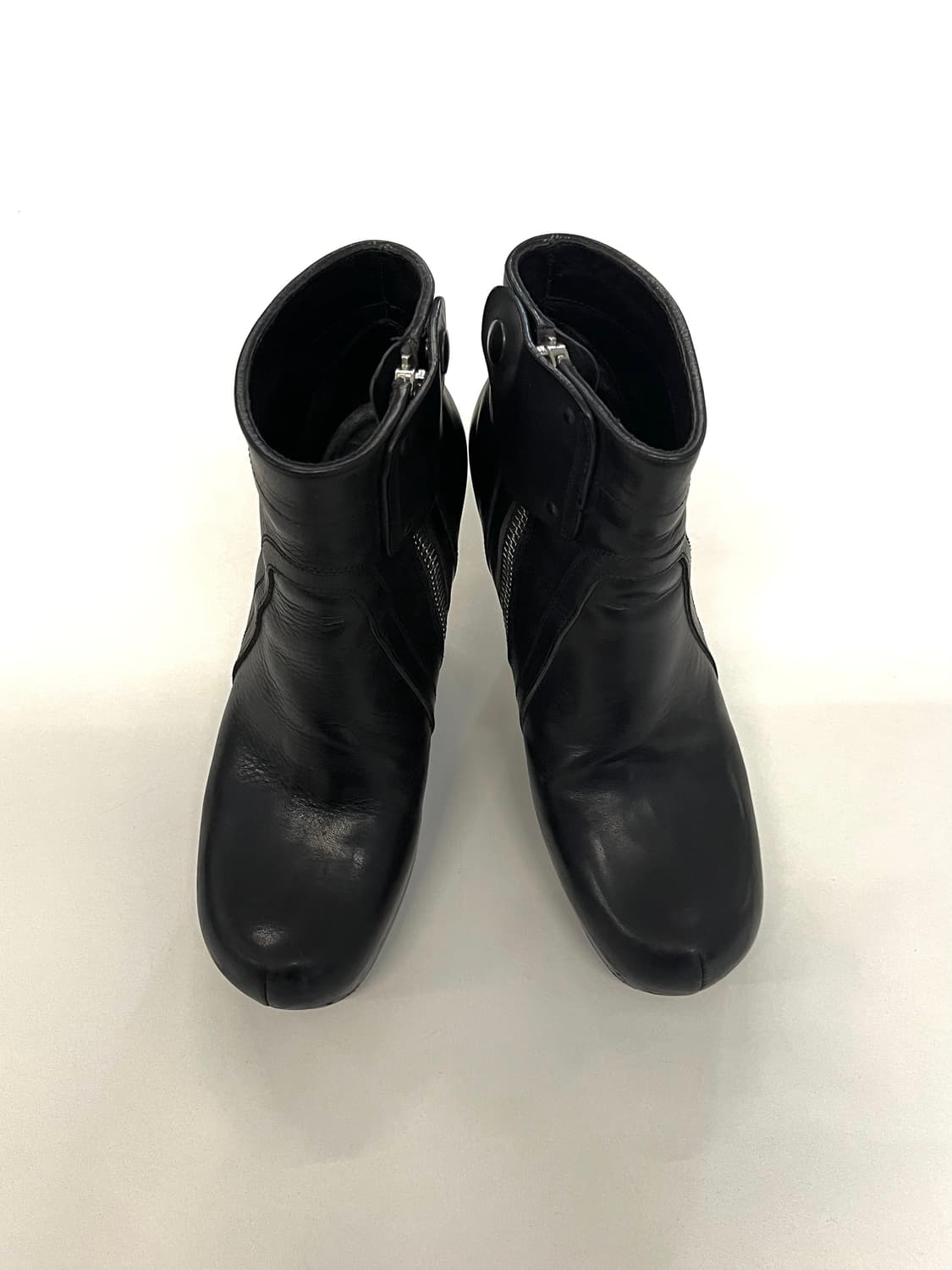 릭오웬스 레더 웨지부츠 상품이미지4