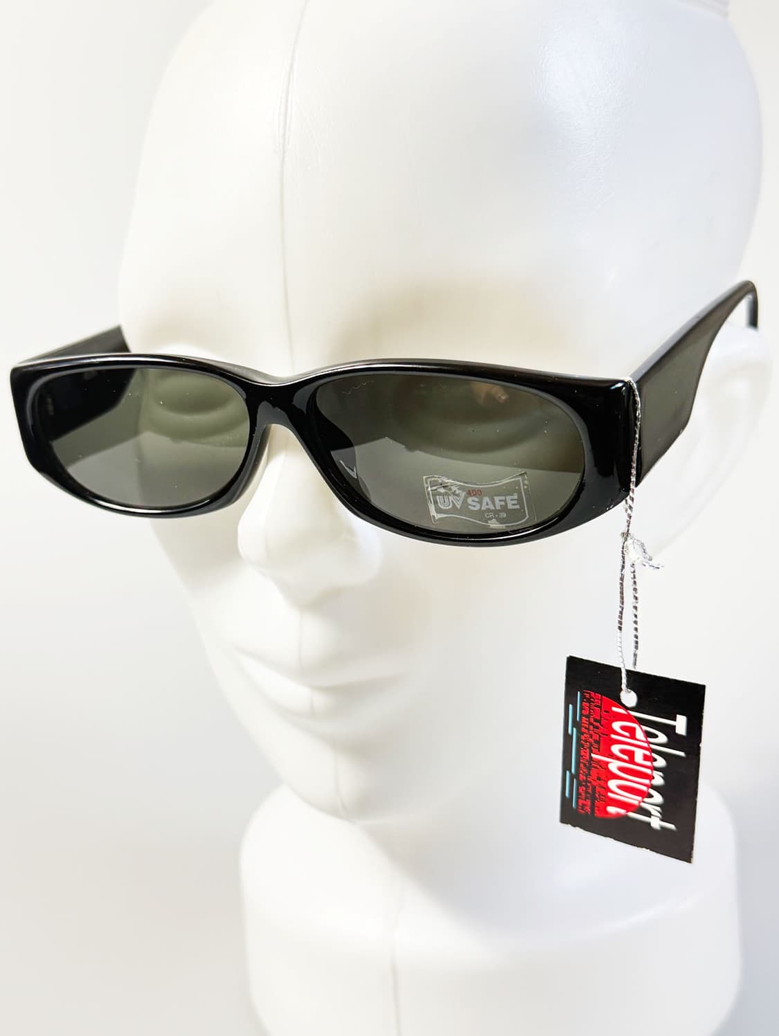 90s TELEPORT 블랙 스퀘어 프레임 빈티지 선글라스 상품이미지8
