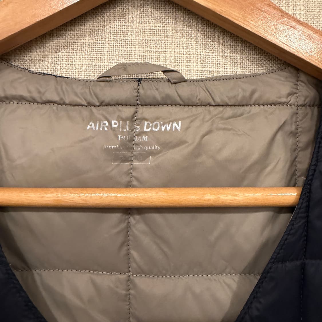 폴햄 프리미엄 덕다운 경량 패딩조끼 XL 네이비 상품이미지2