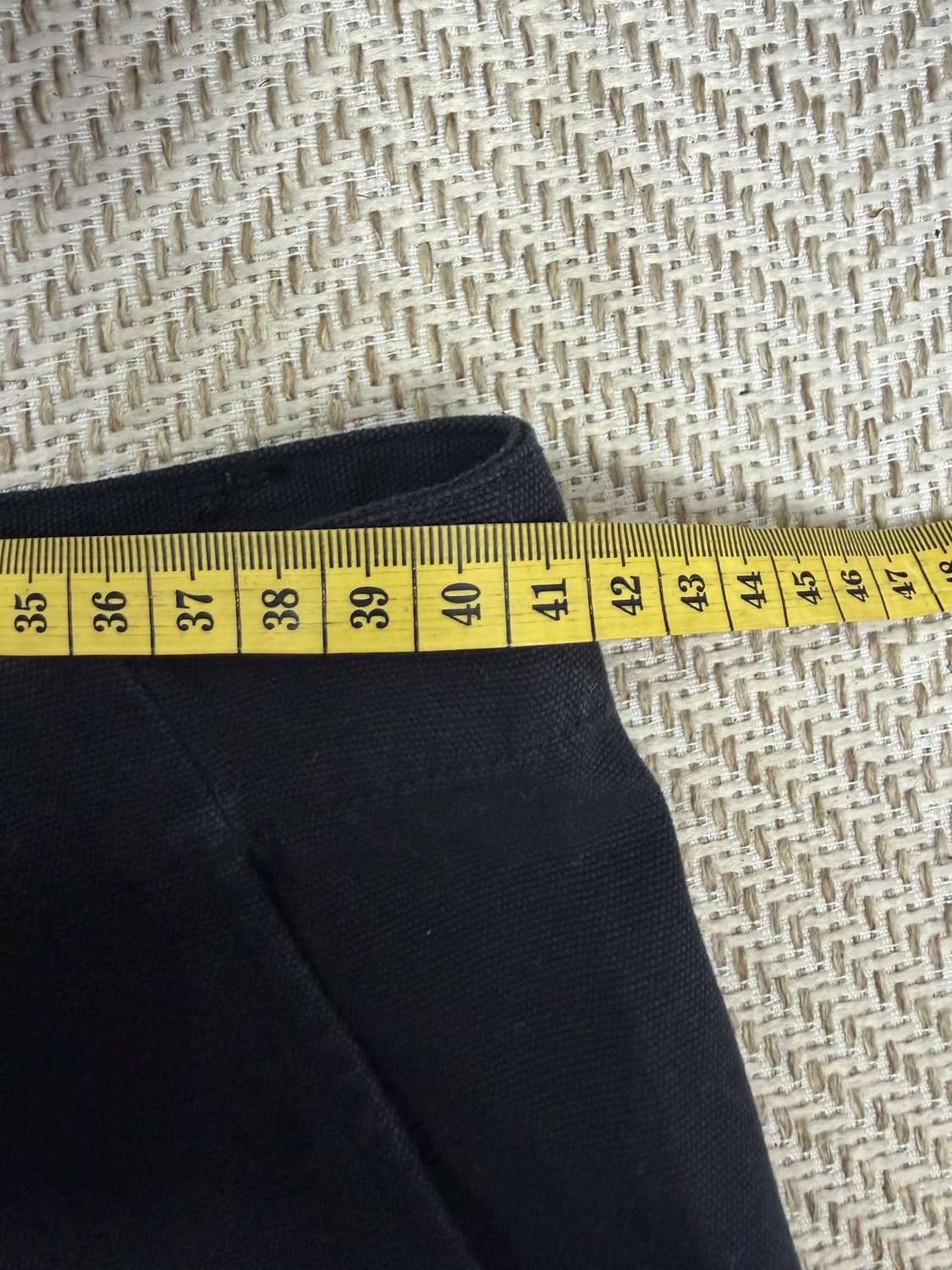 정품) COS 코스 남성 블랙 와이드 팬츠 48(32) 상품이미지6