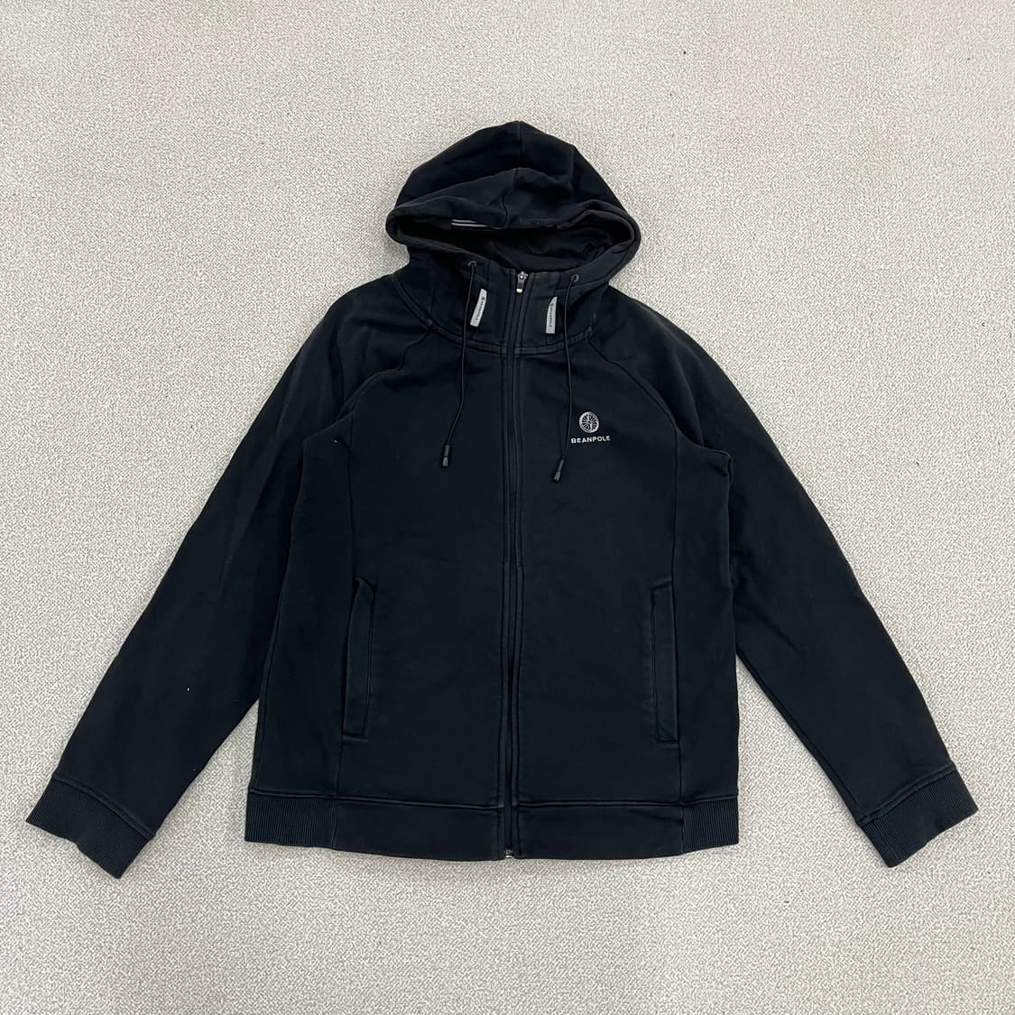 [110] 빈폴 아웃도어 블랙 후드 집업 자켓 0108M1 상품이미지1