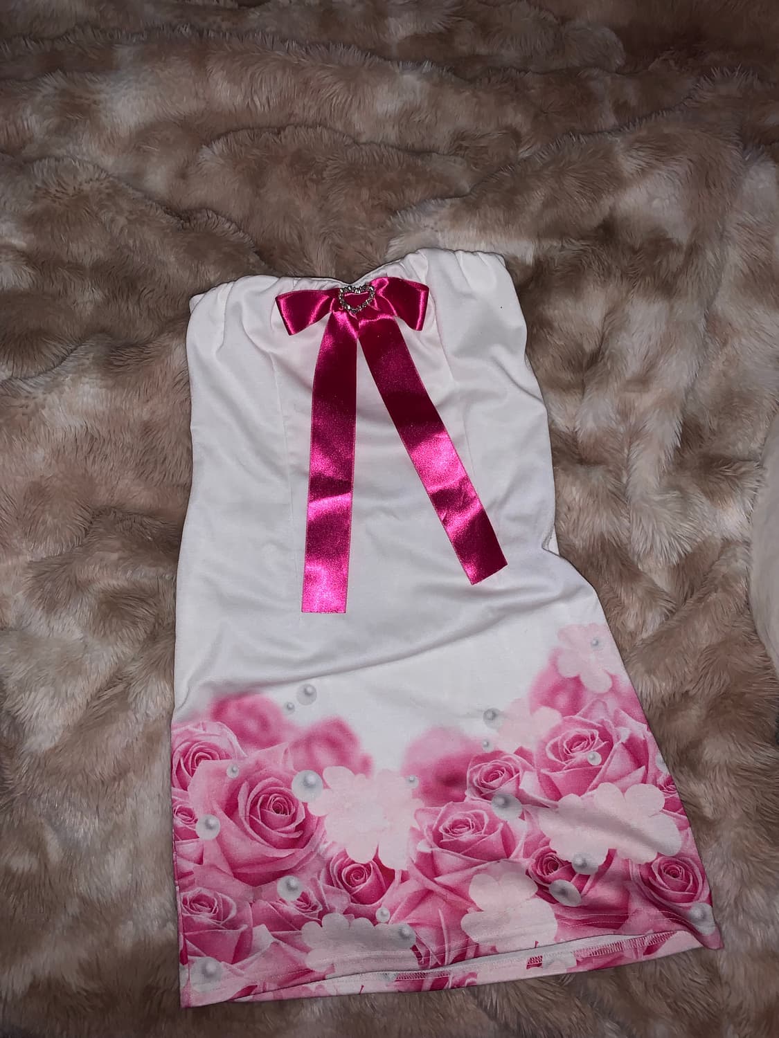 DaTuRa 장미 비즈 베어 드레스 갸루 오네갸루 히메갸루 상품이미지1