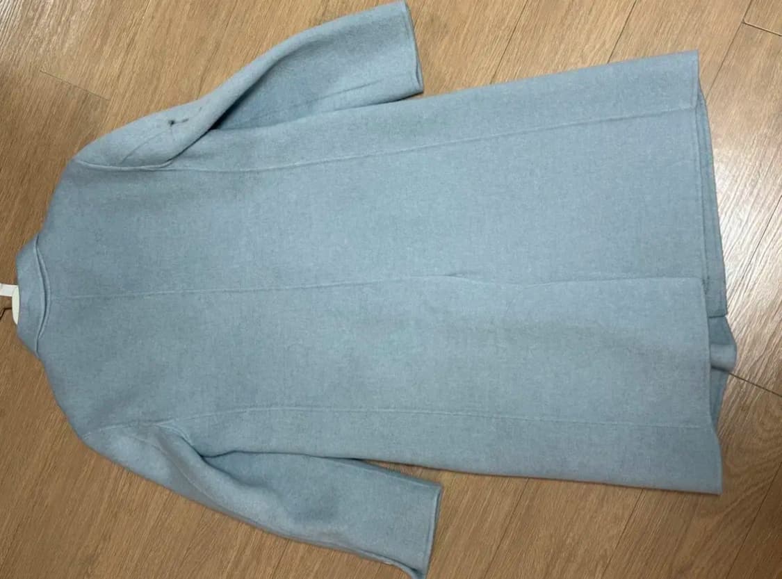 tannat 타낫 duvet long coat 듀벳 롱 코트 스카이블루 상품이미지4