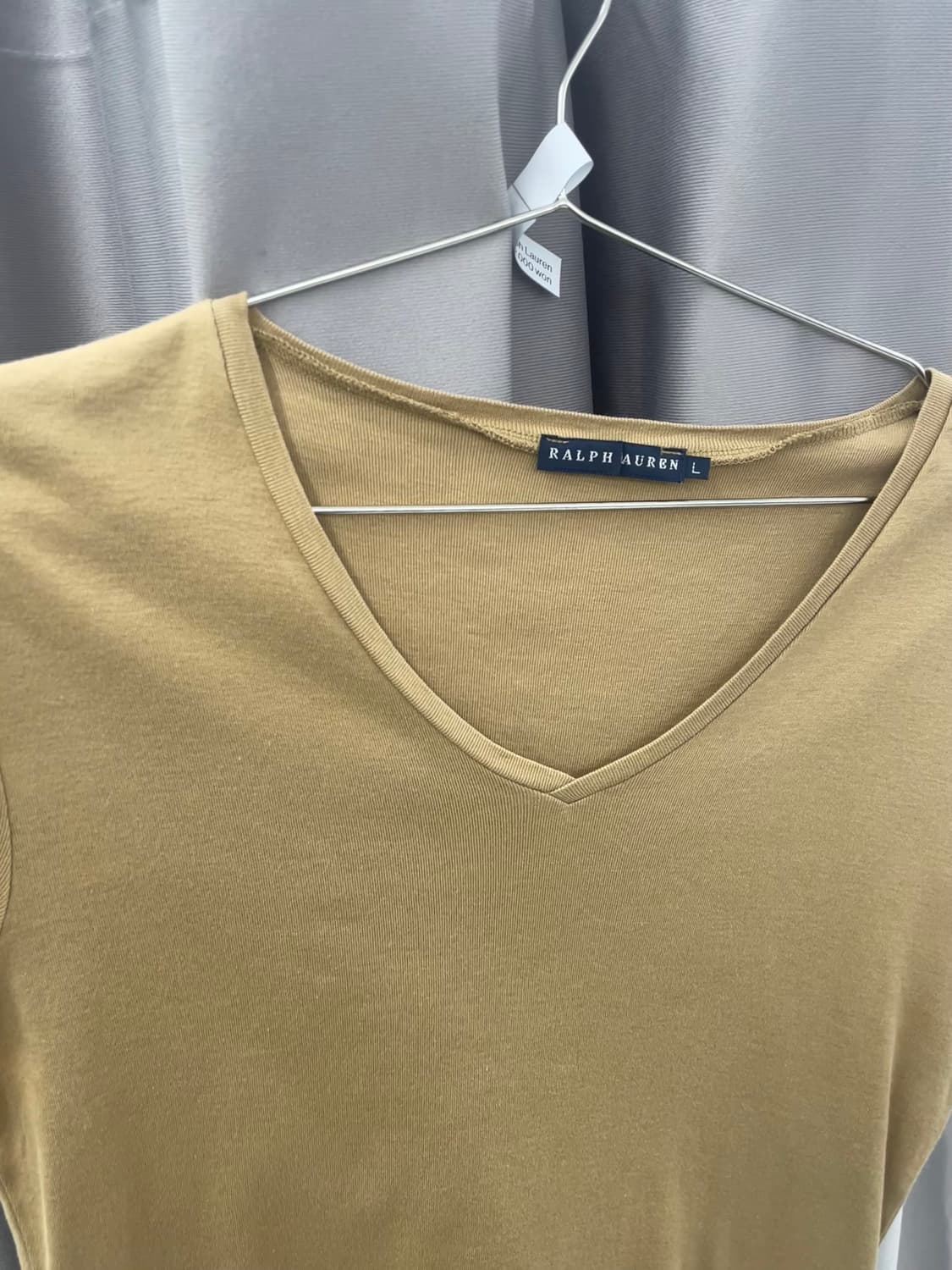랄프로렌 브이넥 슬림핏 반팔티셔츠  상품이미지2