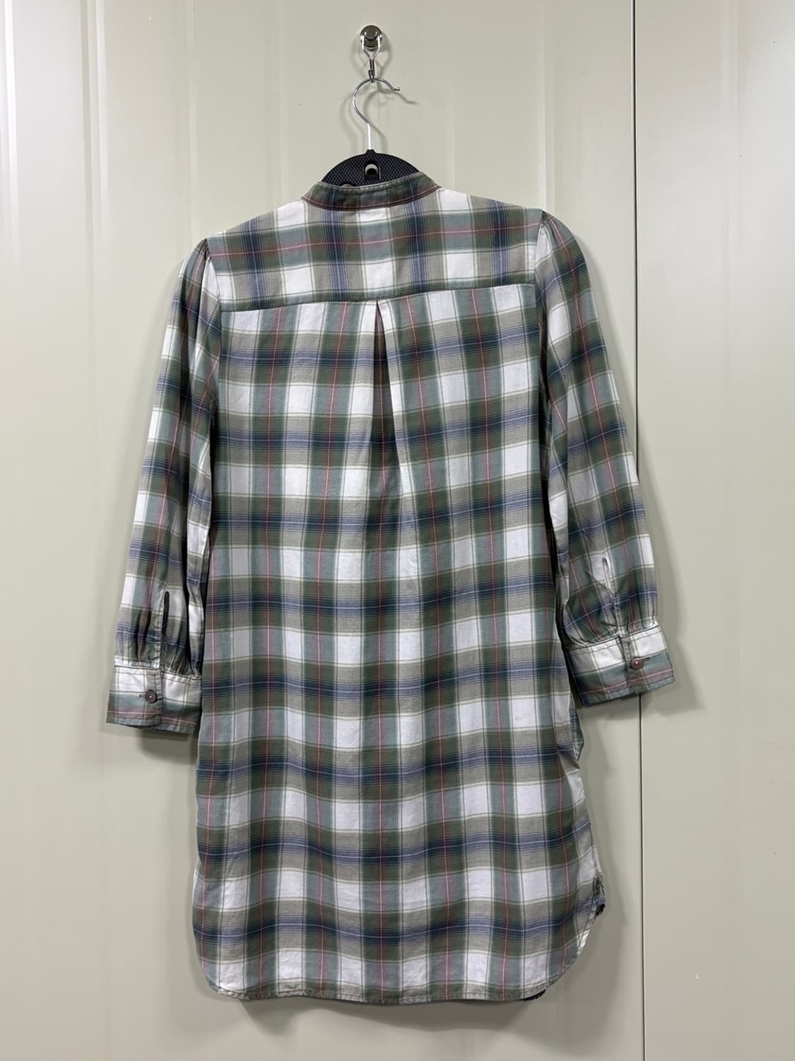 폴로 체크 원피스 상품이미지3