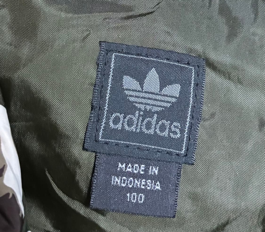 아디다스 카모 패턴 후드집업 바람막이 상품이미지5