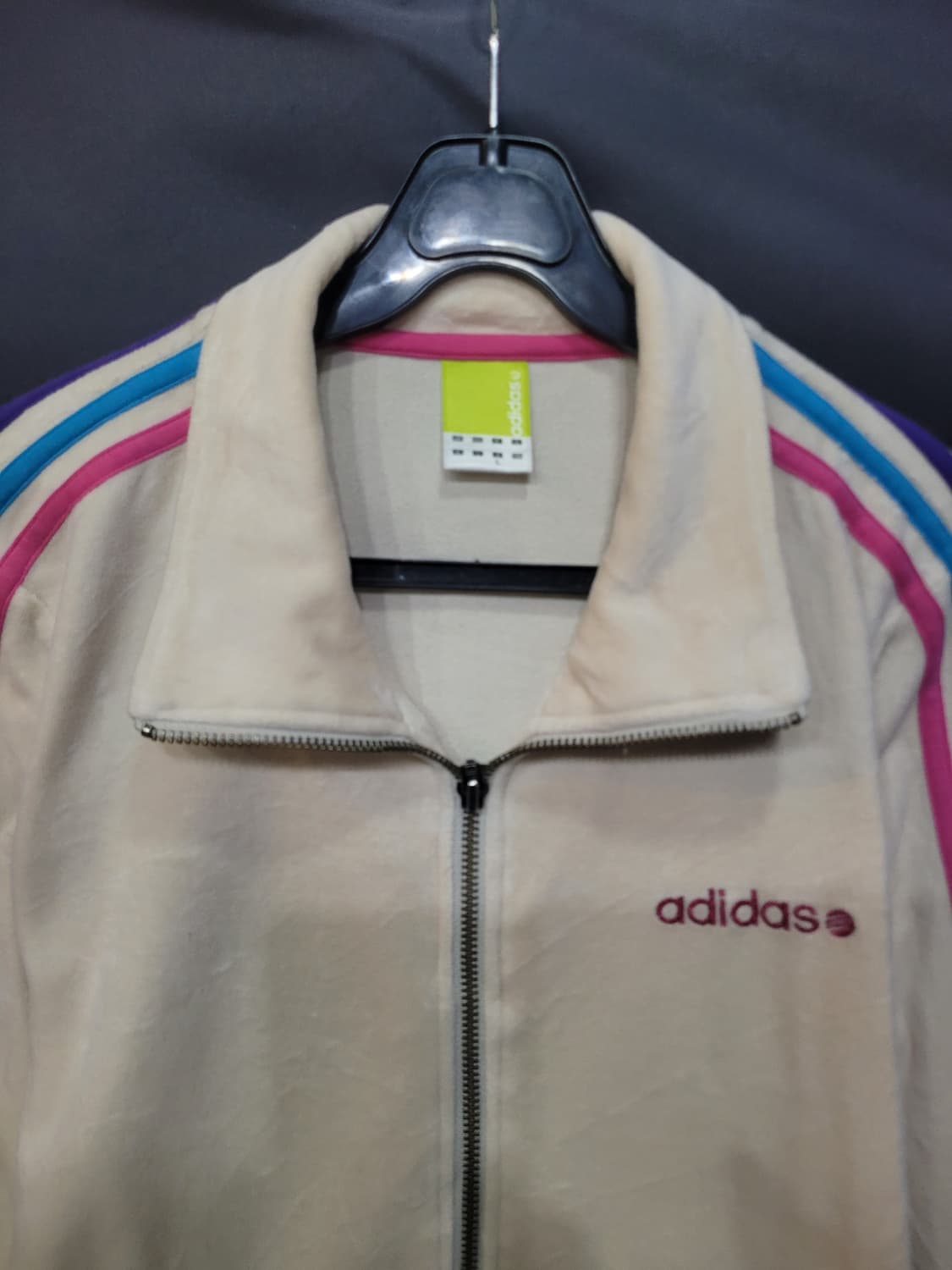 아디다스 레터링 벨루아 벨벳 트랙탑 져지  상품이미지2