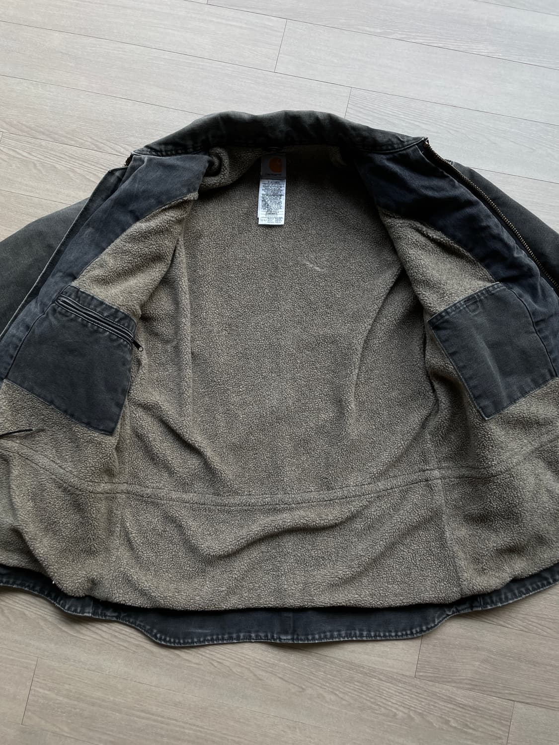 칼하트 C61 BLK 쉐르파 워크 자켓 코트 carhartt 상품이미지7