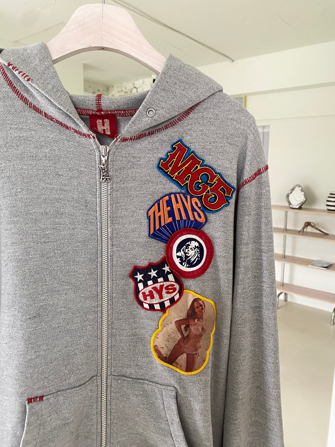 히스테릭글래머 아카이브 후드 집업 상품이미지5