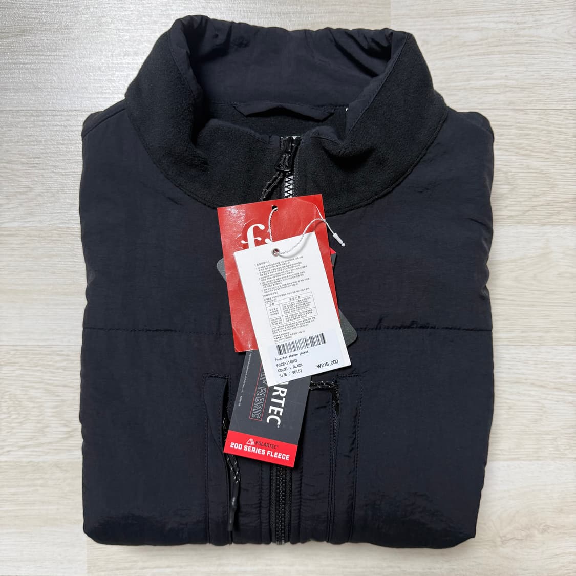 페치 폴라텍 쉐도우 자켓 블랙 상품이미지8